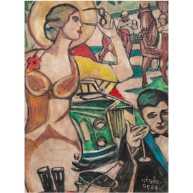 Painting, Attributed to Bela Kadar