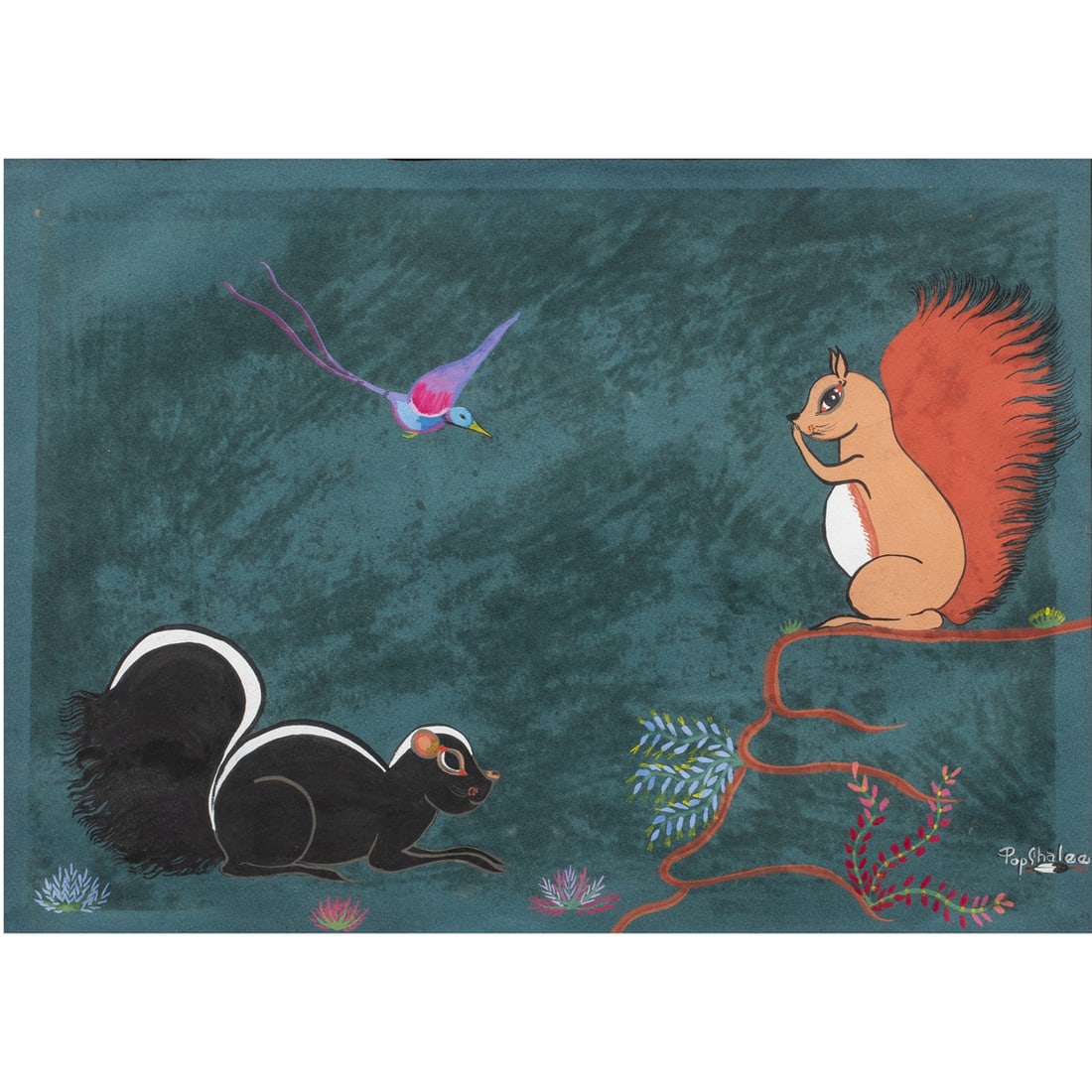 Work on Paper, Pop Chalee (Merina Hopkins) (1 of 4)