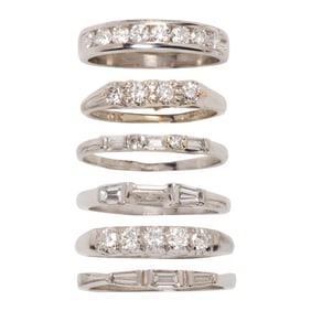 Six diamond bands