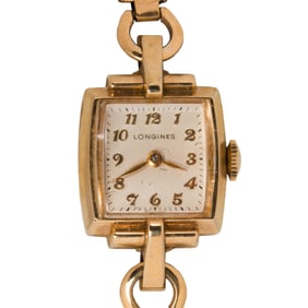 A Longines gold-filled watch