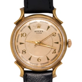 A Rolex oyster perpetual "Bubble Back" watch