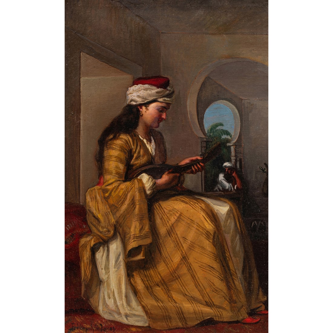 Painting, Marie Felix Hippolyte-Lucas (1 of 4)