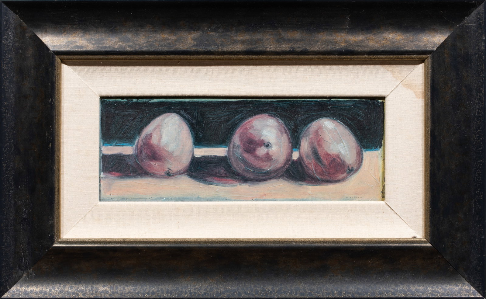 Prints, American School (20th century): (lot of 2) American School (20th century), Fruit, offset prints, overall (with frame, for larger): 20"h x 20"w