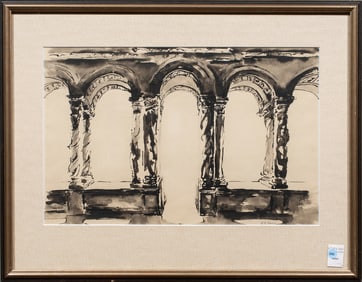 Watercolor, American School (20th century)