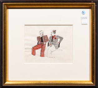 Work on paper, American School (20th century)