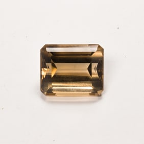 An unmounted citrine