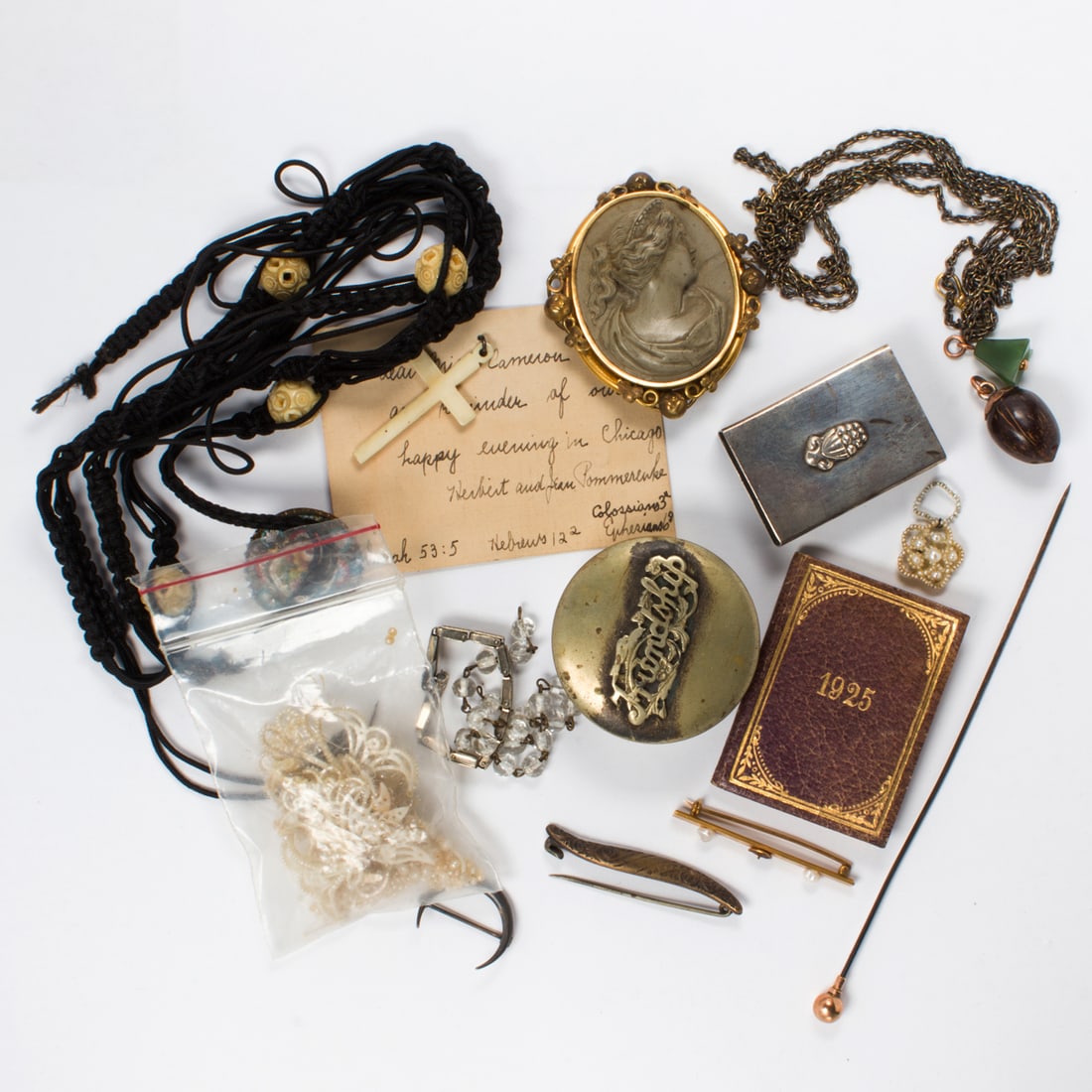 A group of miscellaneous antique jewelry (1 of 1)