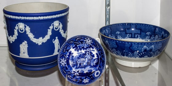 A group of English ceramics