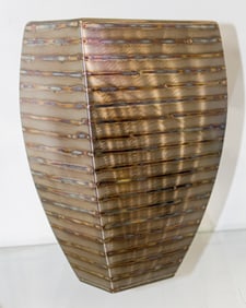 A Michael Szabo metal vase
