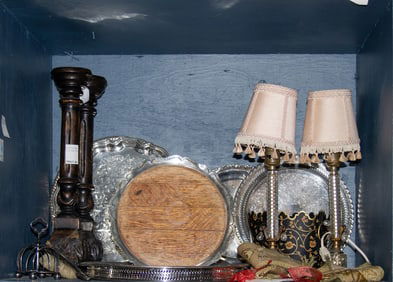 A Shreve & Co Arts and Crafts sterling and oak tray