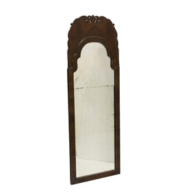 A Queen Anne style arched wall mirror