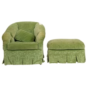 A contemporary Fitzgerald, San Francisco overstuffed armchair