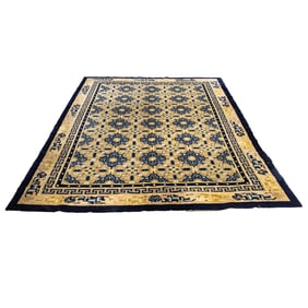 A Chinese antique Peking carpet