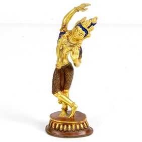 A Himalayan gilt bronze Mayadevi