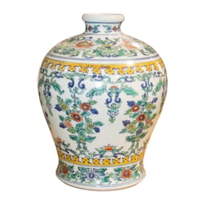 A Chinese doucai vase