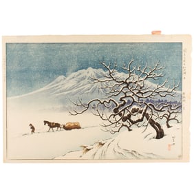 Ito Takashi (1894-1983) - Winter Landscape
