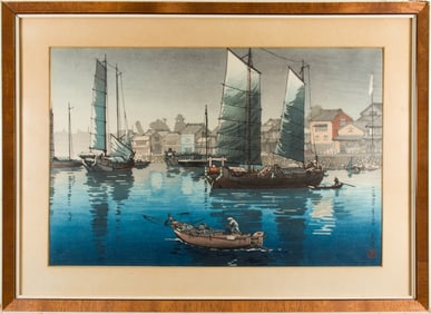 Tsuchiya Koitsu (1970-1949) - Seto Inland Sea, Akashi Bay
