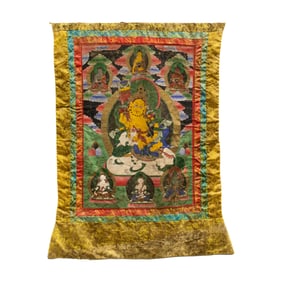A Tibetan thangka