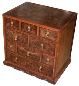 A Chinese rosewood chest