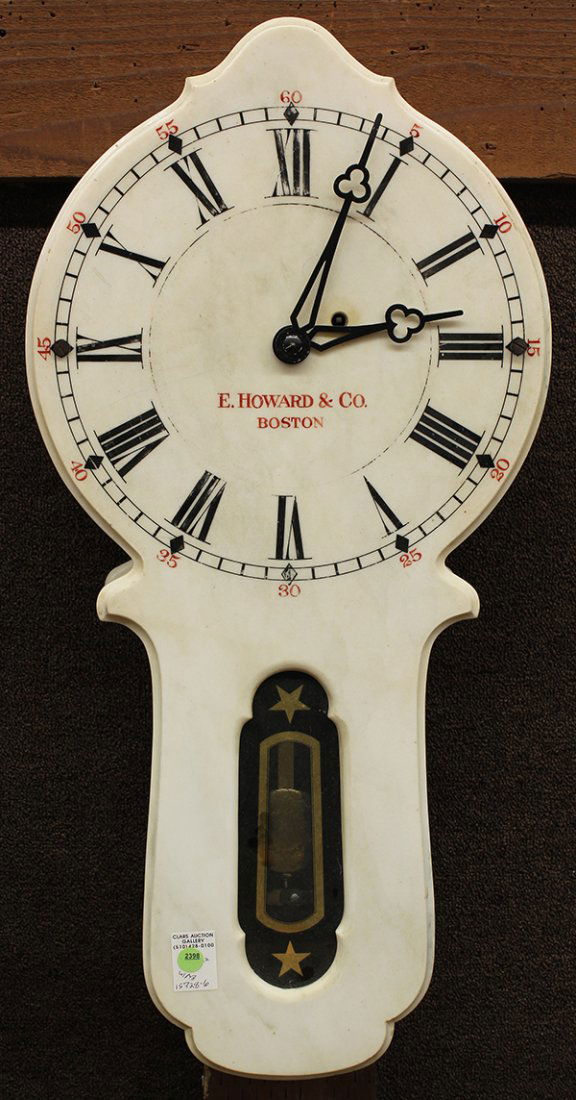 E. Howard & Co. No. 28 marble faced wall clock, 19th c