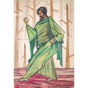 Painting, After Natalia Goncharova