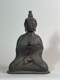 Chinese Bronze Seated Buddha, Ming Dynasty