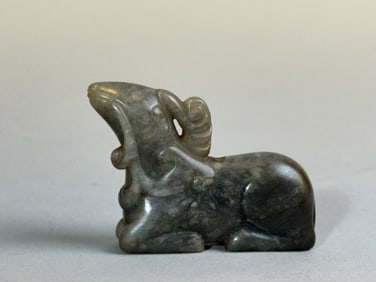 Chinese Nephrite Jade Deer
