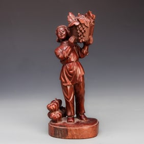 A Wood Carved Figure