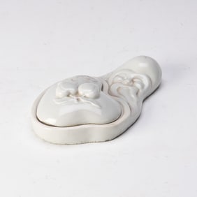 Blanc-de-Chine Longevity Ink Stone