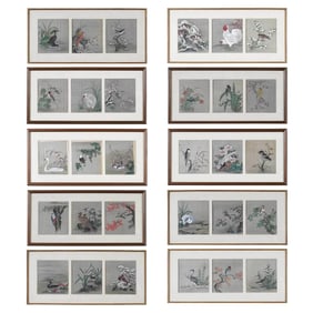 Anonymous (Qing Dynasty), Group of Thirty Chinese Paintings