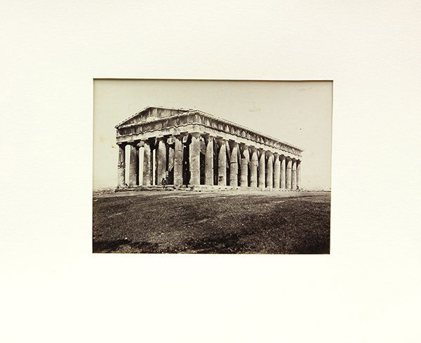 Photographs by Francis Frith: (lot of 2) Unframed albumen prints, The Temple of Theseus, Athens and Untitled, circa 1855-1870, by Francis Frith (British, 1822-1898), image: 6''h x 8.25''w and 6.25''h x 8.25''w. Provenance: Deacces