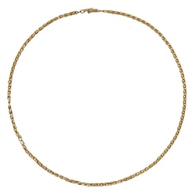 A 14k gold chain necklace