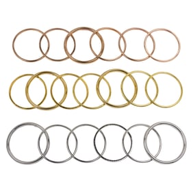 A group of nineteen Milor 14k gold bangles, Italy