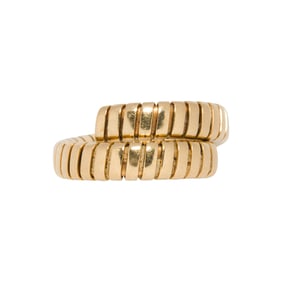 A Bulgari 18k gold 'Tubogas' ring