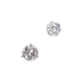 Two round brilliant-cut diamonds