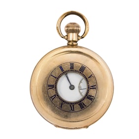 A Pritchards & Company gold-filled pocket watch