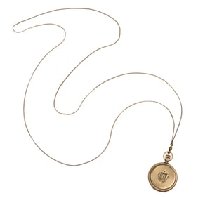 An American Watch Co. Waltham 14k gold pocket watch