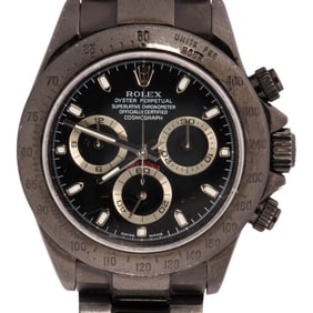 A Rolex Daytona stainless steel wristwatch