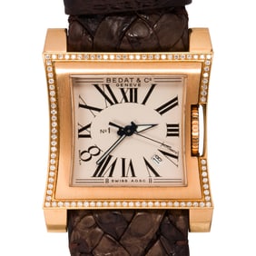 A Bedat & Co. 18k rose gold wrist watch