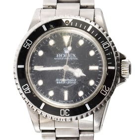 Rolex, A stainless steel 'Submariner' wristwatch