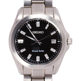 A Grand Seiko stainless steel wristwatch