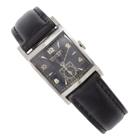 A Gruen Curvex stainless steel wristwatch, circa 1932