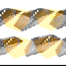 A set of four Tiffany & Co. silver-gilt 'strawberry boxes' designed by Van Day Truex