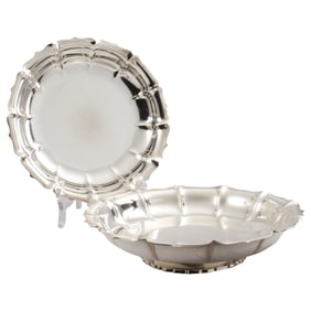 Two Feagans & Co, Los Angeles sterling footed bowls