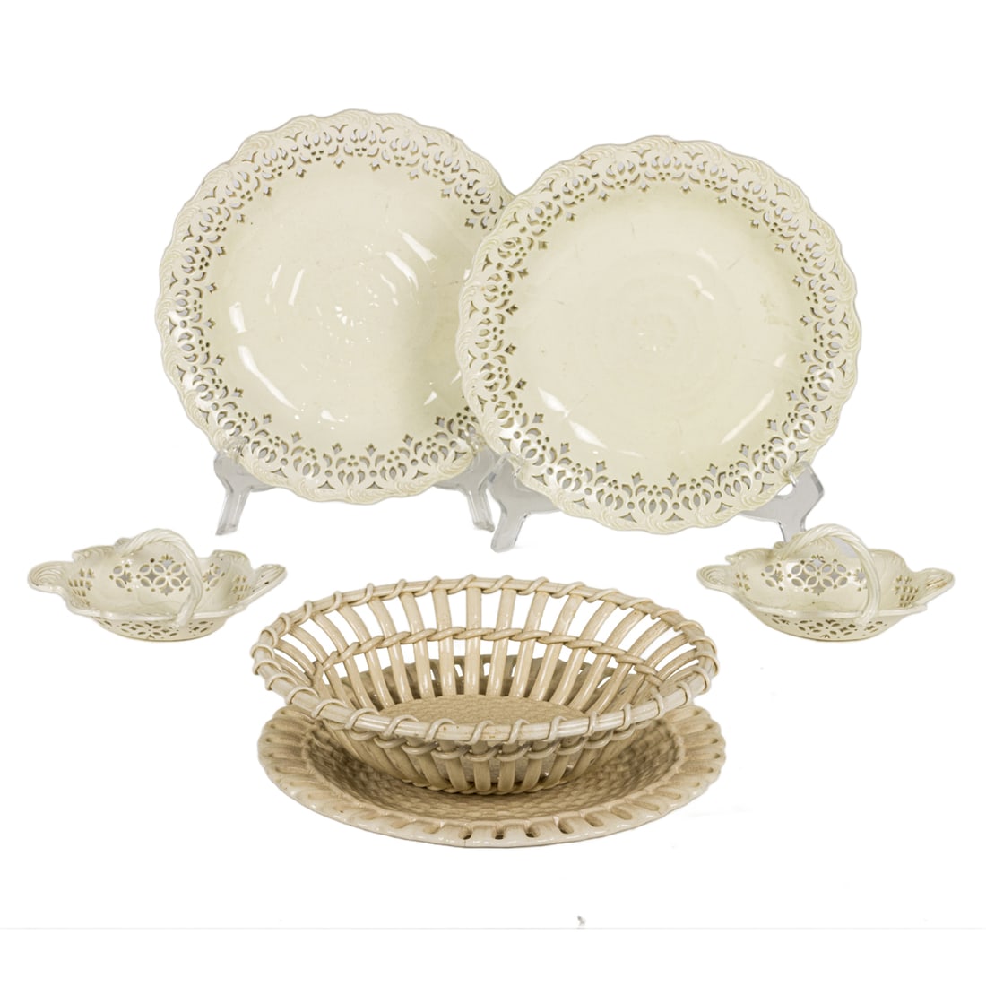 A group of mainly Wedgwood creamware (1 of 6)