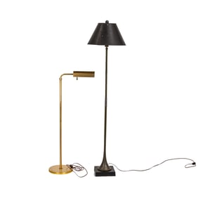 Two floor lamps