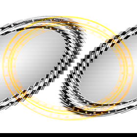 A Irish glass cabochon mounted parcel gilt and ebonized oval mirror: A Irish glass cabochon mounted parcel gilt and ebonized oval mirror, 19th century, 29"h x 23"w. Provenance: The Carole Harris Collection, River Ranch. The interiors guided by Parish-Hadley (Sister Par