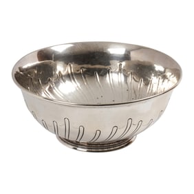 An Arthur Stone/Herbert Taylor sterling bowl