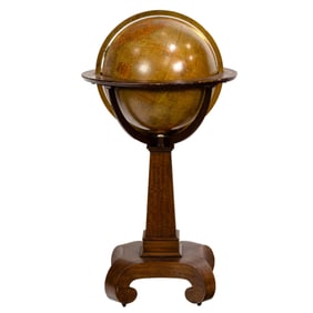 A W. & A.K. Johnston 18 inch terrestrial floor globe