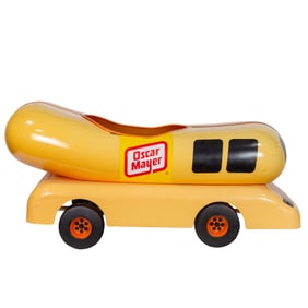 An original Oscar Mayer "Wiener Mobilecar" pedal car circa 1970